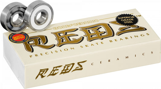 Bones® Ceramic Super REDS® Bearings 8mm 16 pack